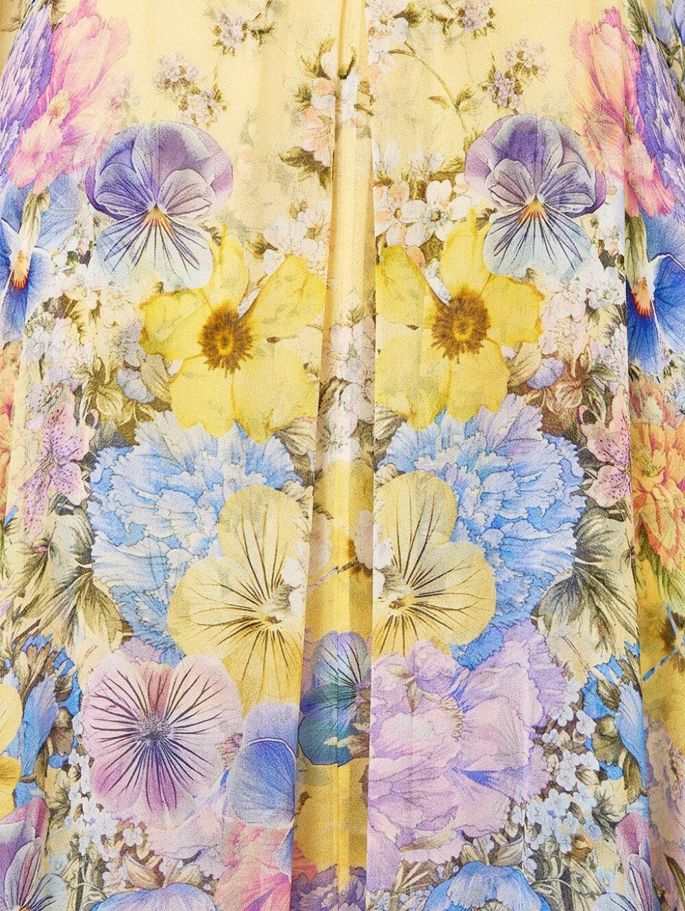 Camilla Long Kaftan Dress With Waist Detail In Darling Buds - Picture 5 of 16